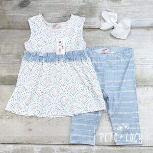 Pete and Lucy capris set 2t Nwt